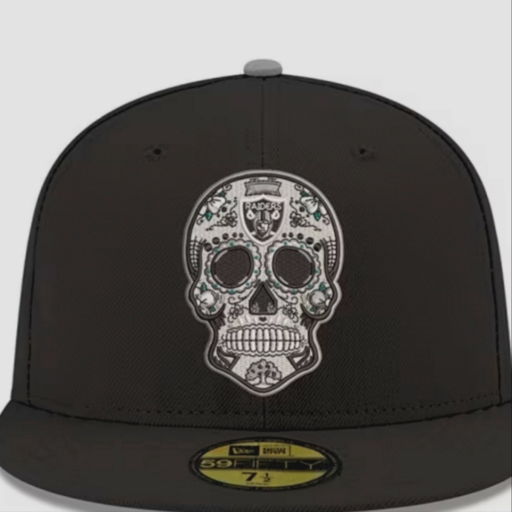 New Era Las Vegas Raiders Mens Black Patch Up 59FIFTY Fitted Hat
